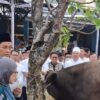 Menteri Keuangan Purbaya Yudhi Sadewa Serahkan Sapi Kurban Pribadi di Jakarta
