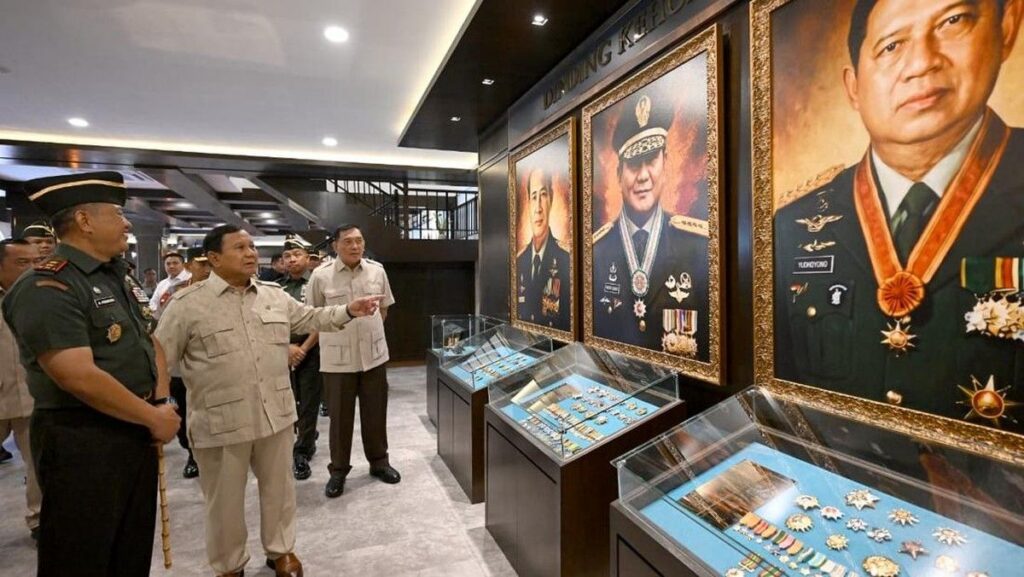 Presiden Prabowo Subianto Meresmikan Renovasi Museum Seskoad di Bandung
