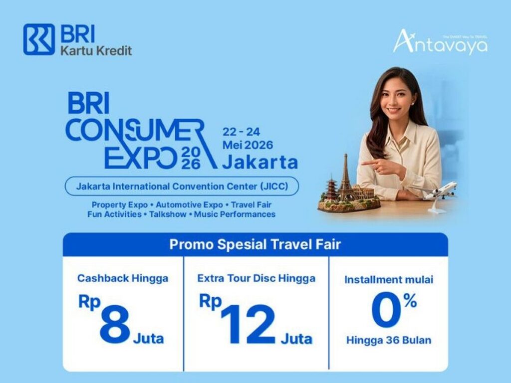 BRI Consumer Expo 2026 Menawarkan Banyak Promo Wisata Menarik