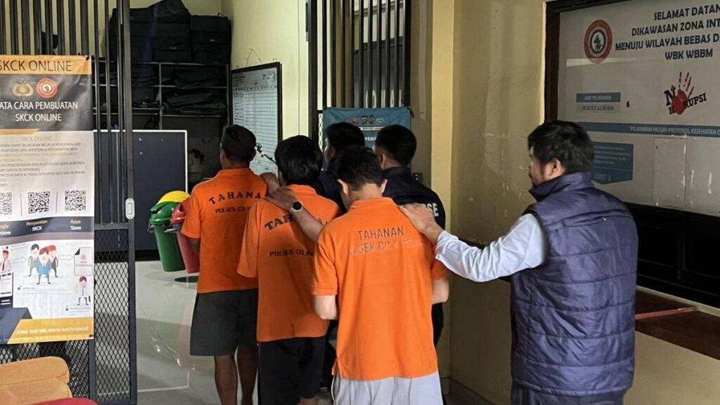 Polsek Cilandak Tangkap Tiga Pelaku Pencurian Sepeda Motor