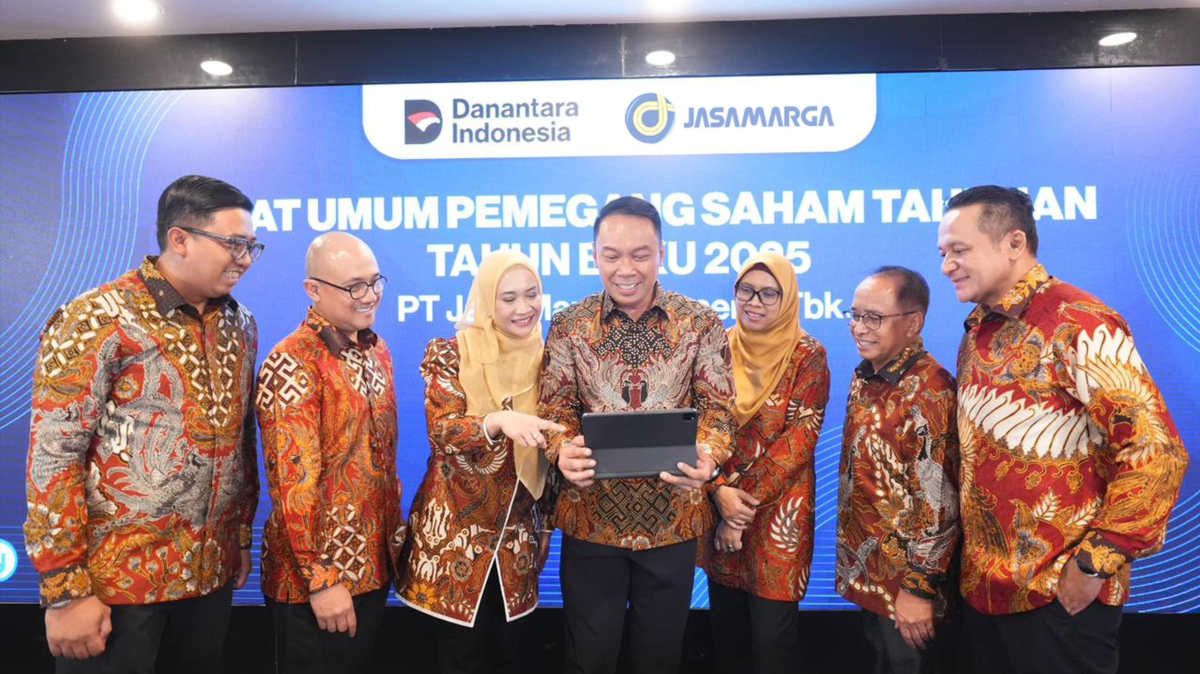 Jasa Marga Bagikan Dividen Rp1,1 Triliun dari Laba Buku 2025