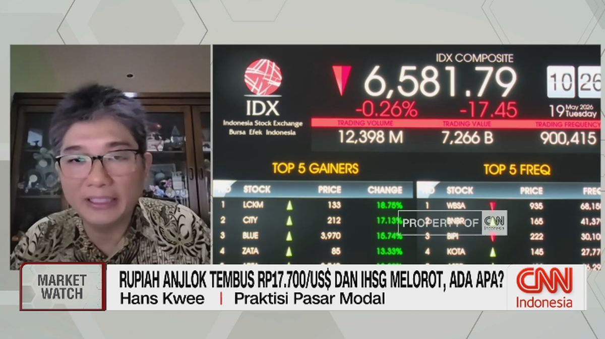 Rupiah Melemah ke Rp 17.717 Per Dolar AS pada 19 Mei