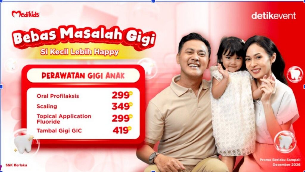 Klinik MHDC dan Medikids Sediakan Voucher Perawatan Gigi Keluarga Ramah Kantong