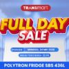 Transmart Gelar Full Day Sale Potong Harga Kulkas Side by Side Polytron