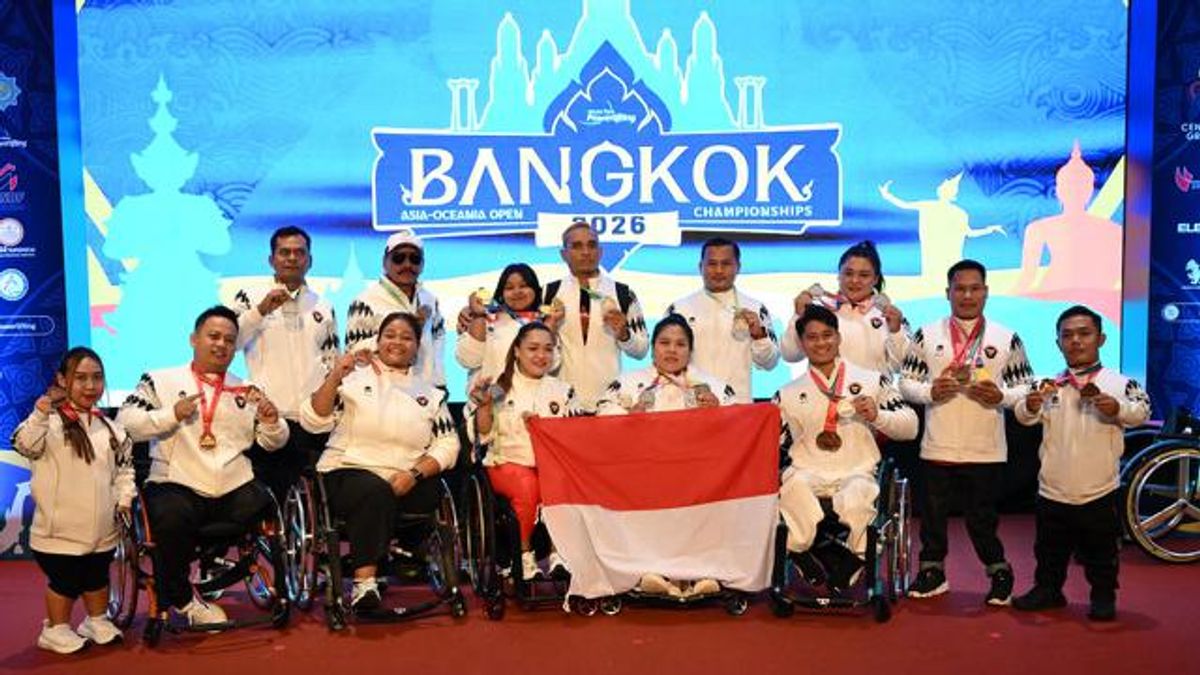 Tim Para Angkat Berat Indonesia Raih 25 Medali di Bangkok