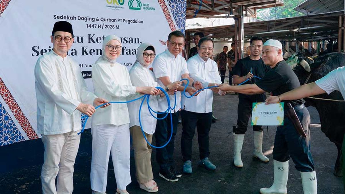 Rohis Pegadaian Salurkan 4.500 Paket Daging Kurban Idul Adha 1447 H