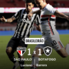 Botafogo Imbangi Sao Paulo 1-1 di Stadion Morumbis