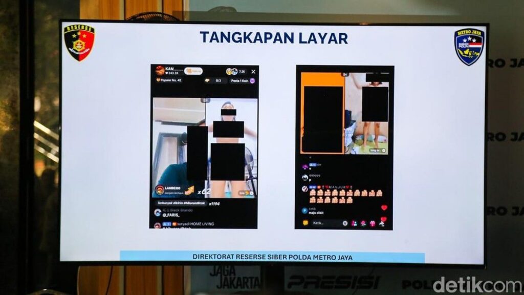 Polda Metro Jaya Tangkap Host Live Streaming Pornografi