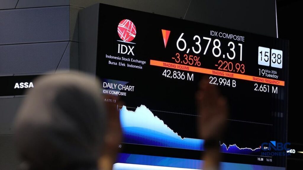 IHSG Anjlok Nyaris Dua Persen Jelang Pengumuman Suku Bunga