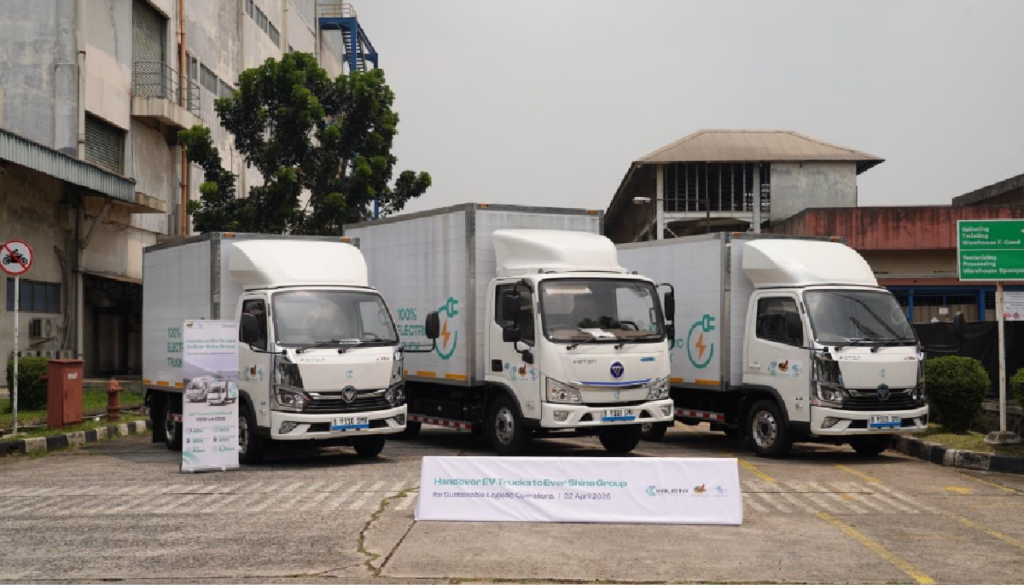 Evershine Group Pangkas Biaya Operasional Pengiriman Menggunakan Truk Listrik Kalista