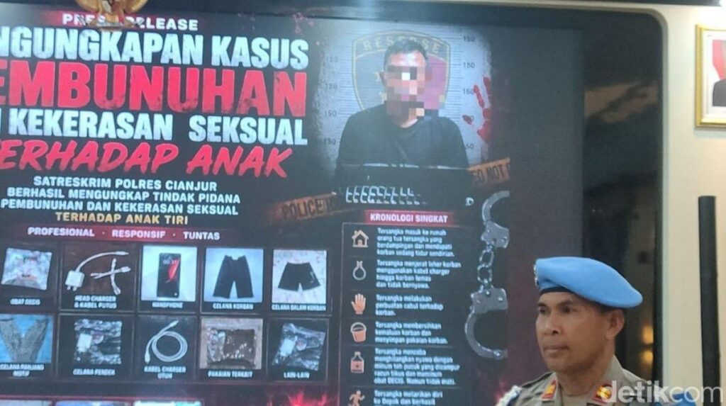 Polres Cianjur Tangkap Ayah Tiri Diduga Pembunuh Anak