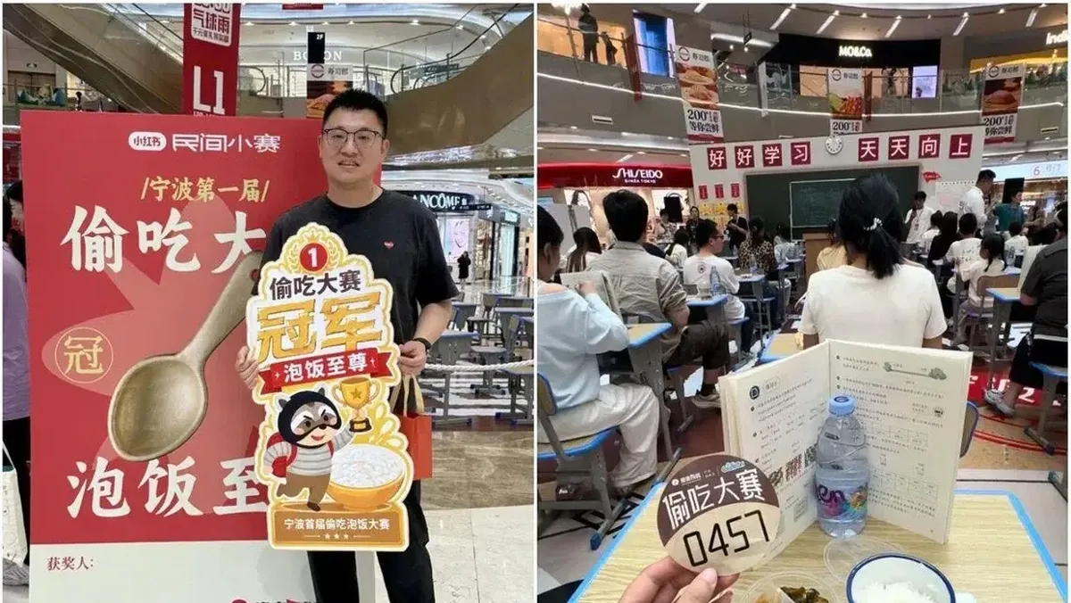 Mal di China Gelar Kompetisi Makan Unik Bertema Ruang Kelas