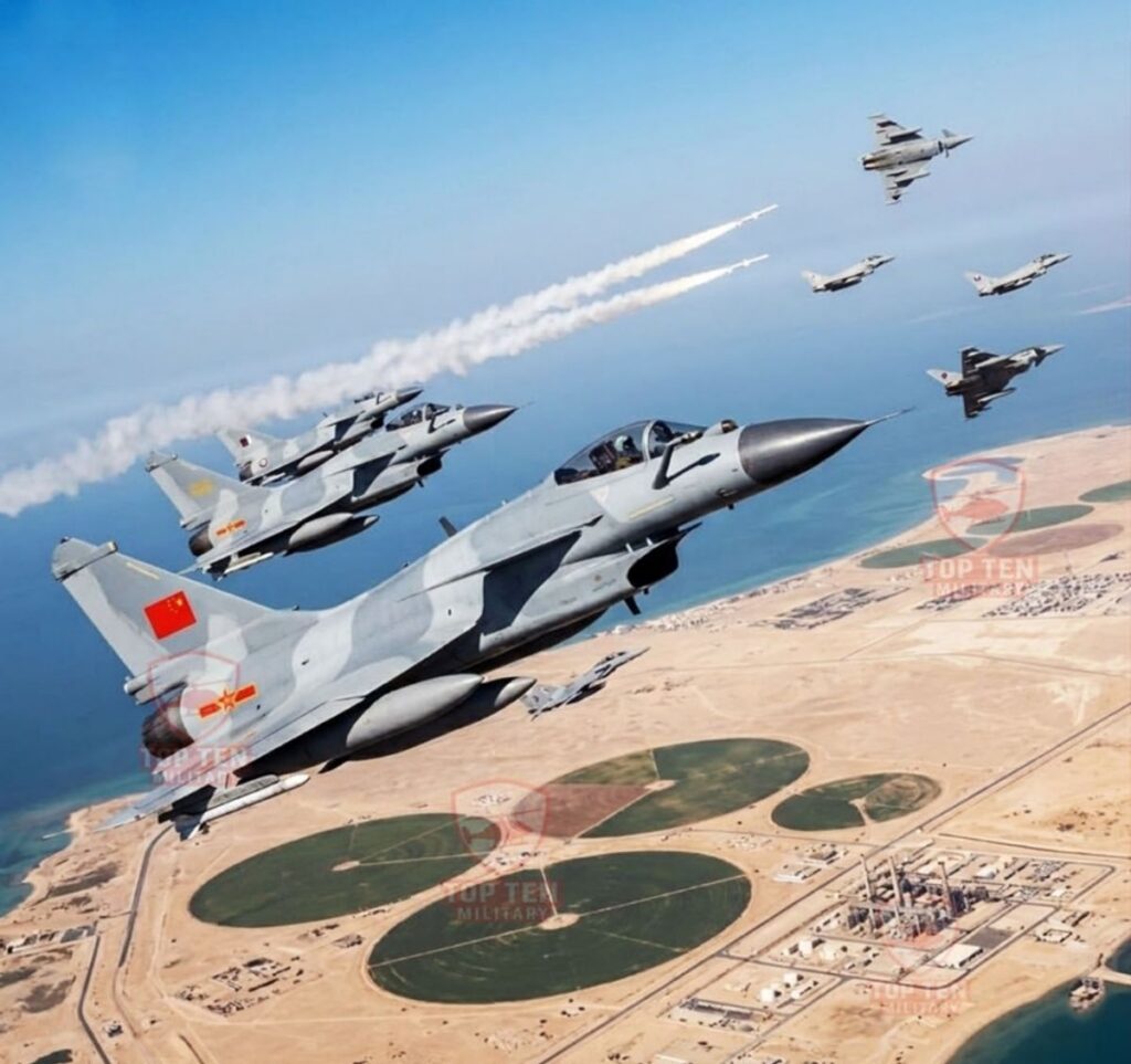Jet Tempur J-10C Pakistan Kalahkan Eurofighter Qatar dalam Latihan Militer
