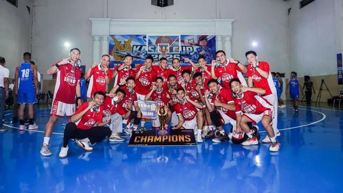 Tim Basket Bhayangkara Brimob Raih Juara Turnamen KASAU Cup 2026