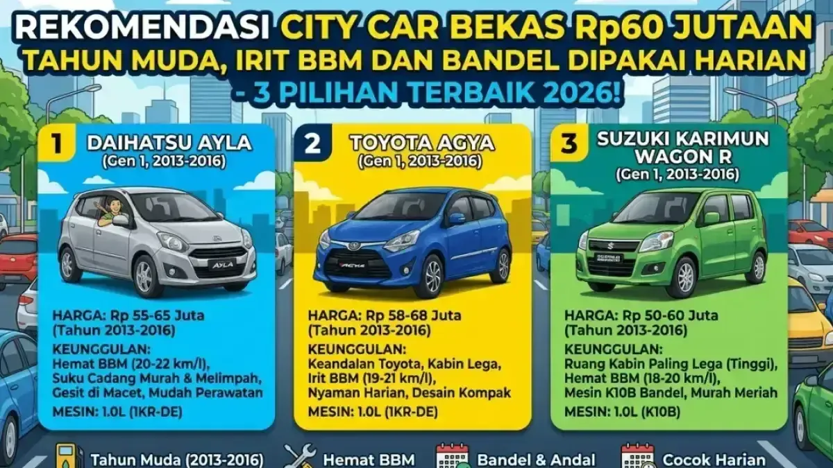 10 Rekomendasi Mobil Keluarga 20 Jutaan Terbaik dan Bandel