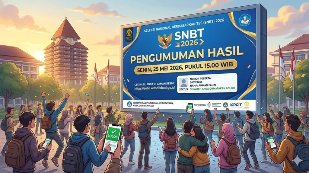 Panitia SNPMB Umumkan Hasil SNBT 2026 pada 25 Mei
