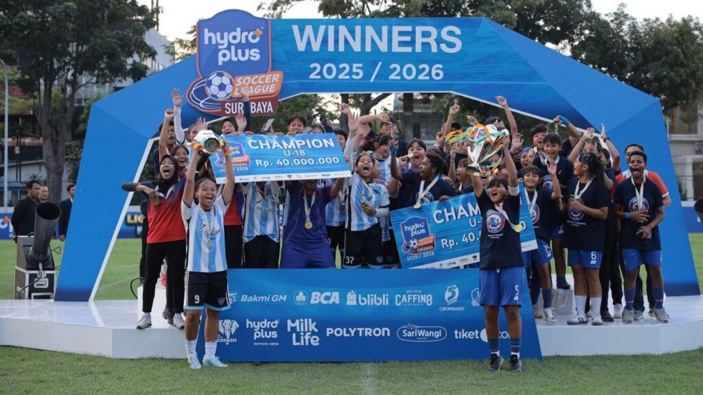 Tigers FA dan Arema FC Women Raih Juara di Surabaya