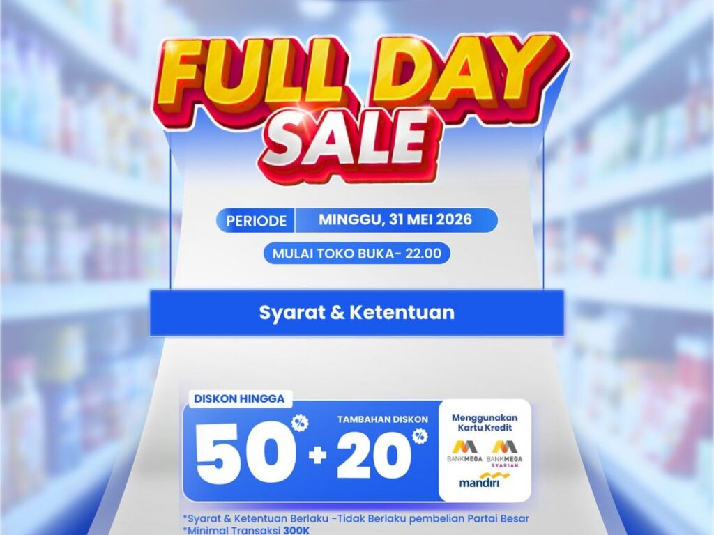 Promo Transmart Full Day Sale 31 Mei 2026 Tawarkan Diskon Elektronik Gede