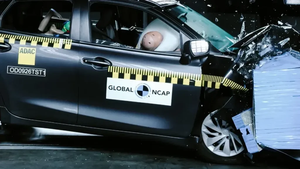 Toyota Starlet Raih Nol Bintang dalam Uji Tabrak Global NCAP