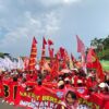 Aksi Demo Buruh di Menara Indomaret PIK Pemicu Kepadatan Arus Lalu Lintas