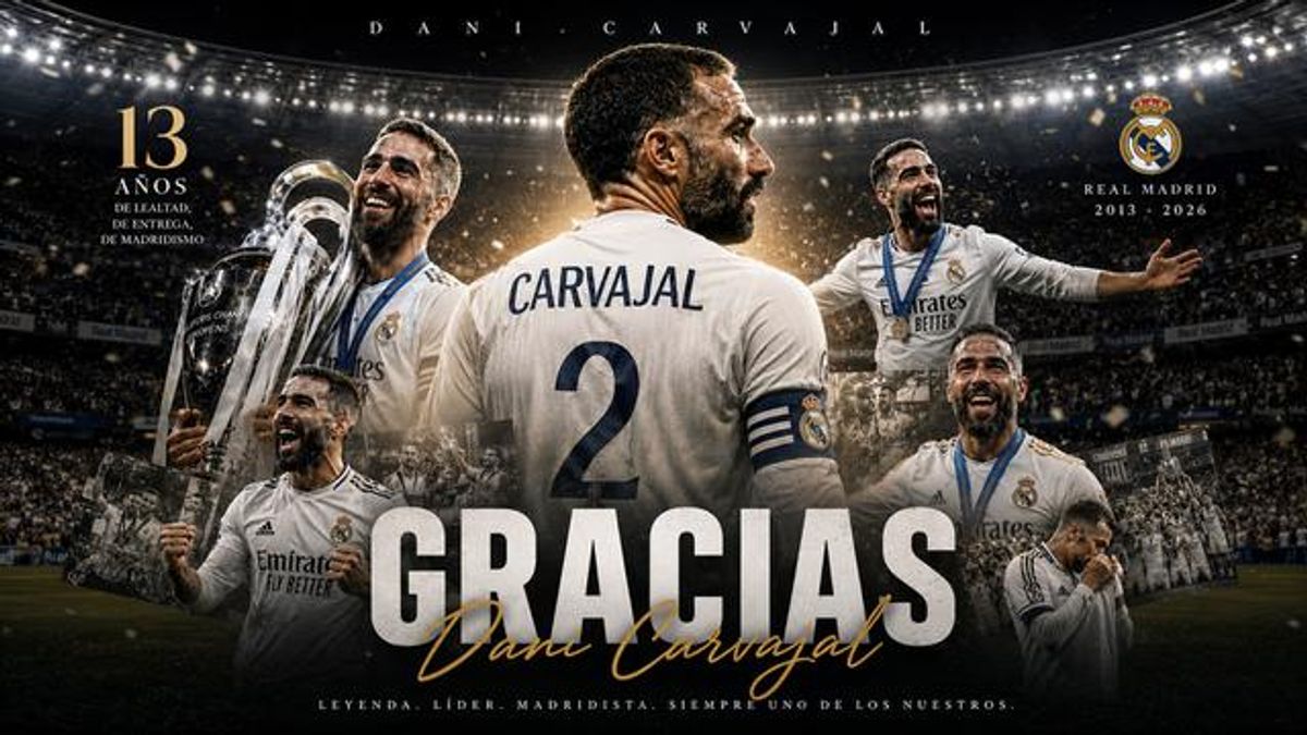 Dani Carvajal Resmi Tinggalkan Real Madrid Akhir Musim 2025/2026