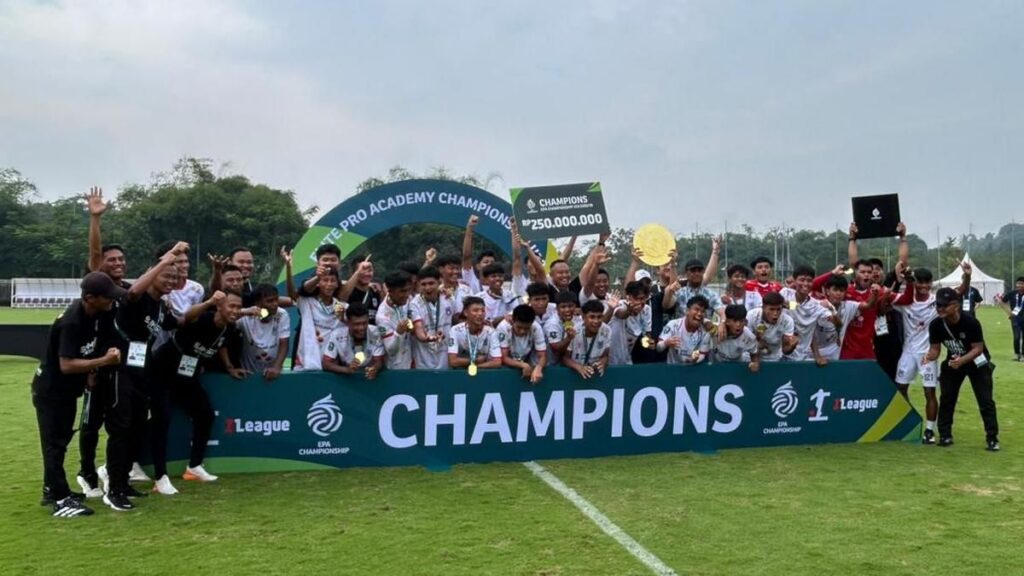 Sumsel United U-19 Juara Elite Pro Academy Championship U-19