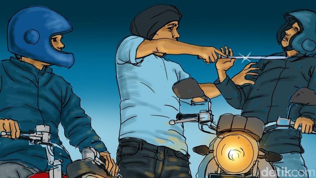 Polisi Selidiki Pembegalan Motor Pelajar Bersenjata Golok di Cileungsi