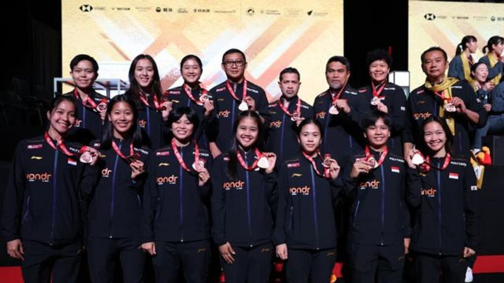 PBSI Apresiasi Capaian Tim Piala Uber Indonesia Meraih Medali Perunggu