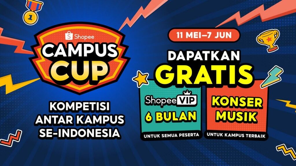 Shopee Campus Cup Digelar untuk Mahasiswa Raih Hadiah Ratusan Juta