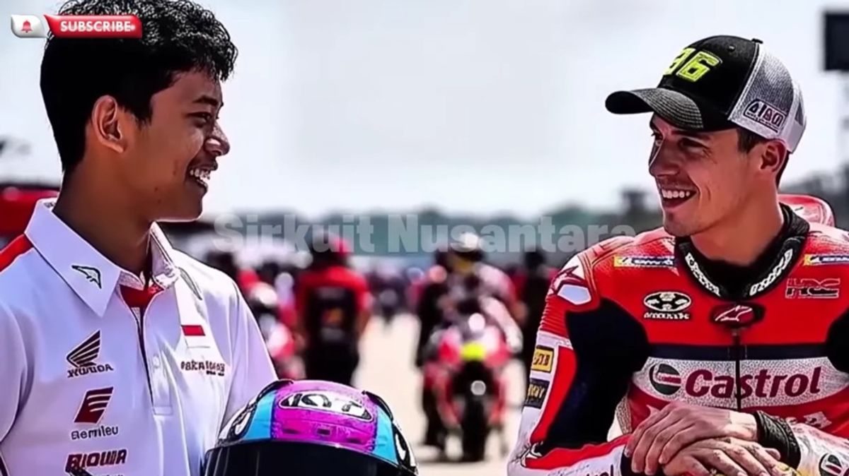 Veda Ega Pratama Finis Kedelapan dalam Balapan Sengit Moto3 Italia