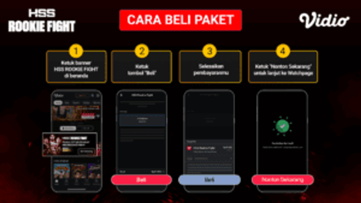 Platform Vidio Menyiarkan Eksklusif Dua Ajang Olahraga Tarung Akhir Pekan