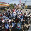 Buruh FSPMI Jombang Gelar Aksi Solidaritas di DC Indomaret