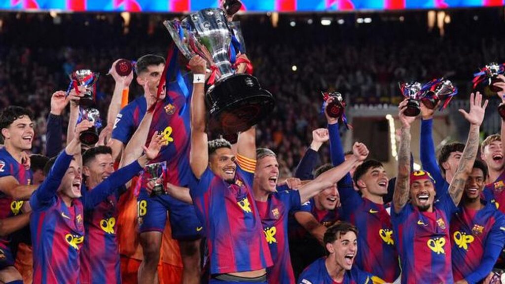 Barcelona Segel Gelar Juara La Liga Usai Tekuk Real Madrid