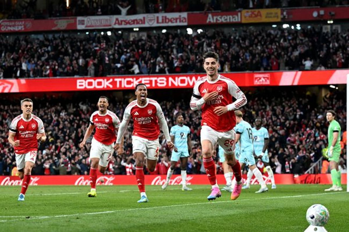Arsenal Tekuk Burnley Guna Dekati Gelar Juara Liga Inggris