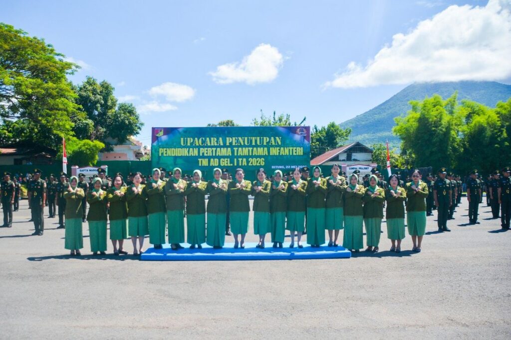 Pangdam XIII/Merdeka Melantik Prajurit Dua Baru di Kota Bitung