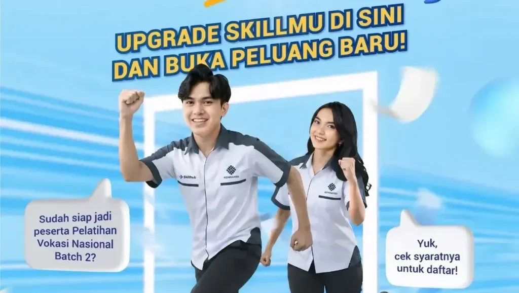 Kemnaker Buka Pendaftaran Pelatihan Vokasi Nasional Batch 2 2026