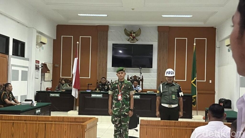 Pengadilan Militer Tinggi I Medan Perkuat Vonis Sertu Riza Pahlivi