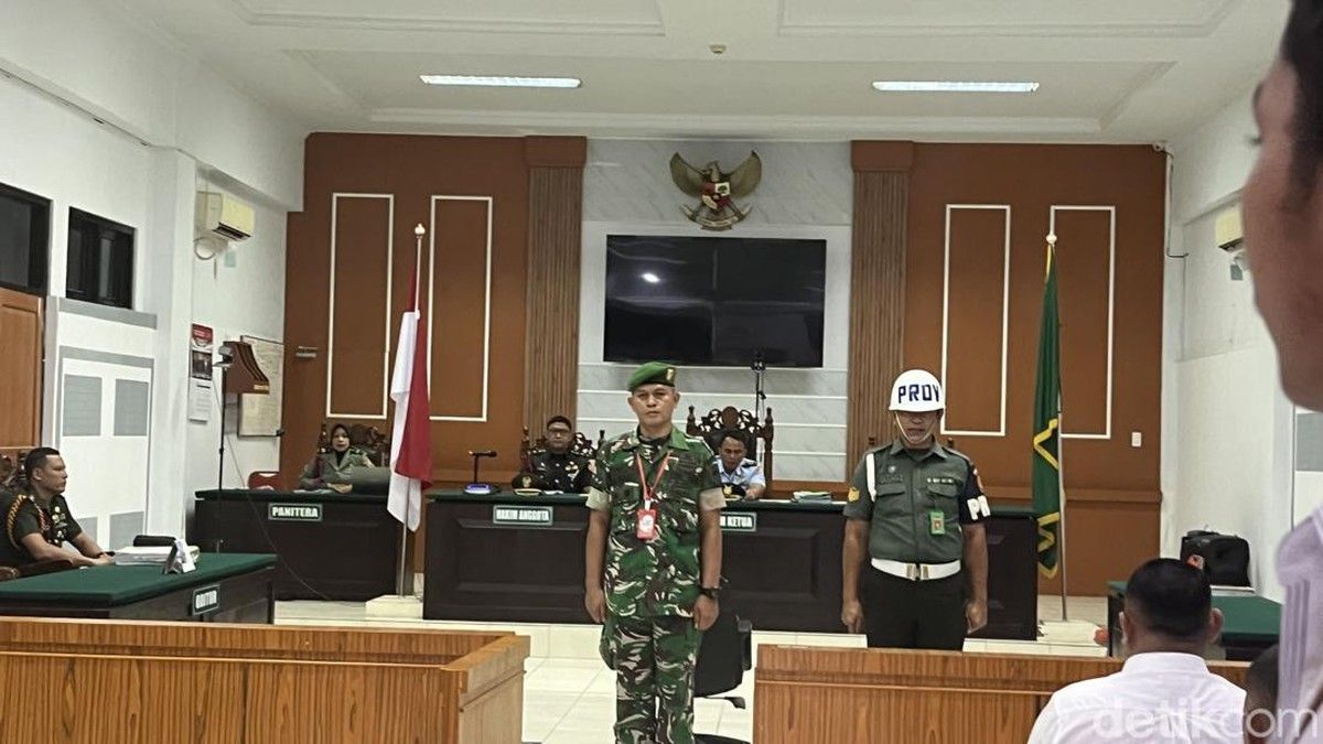 Pengadilan Militer Tinggi I Medan Perkuat Vonis Sertu Riza Pahlivi