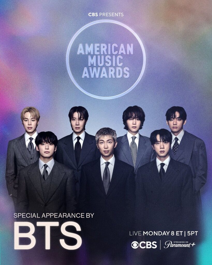 BTS Sabet Piala Artist of the Year di American Music Awards 2026