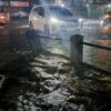 Luapan Kali Angke Rendam Jalan Kemang-Parung Bogor