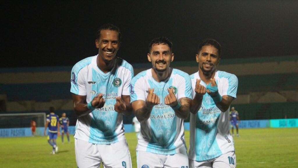 Pemain PSBS Biak Sindir Masalah Gaji Melalui Selebrasi Gol