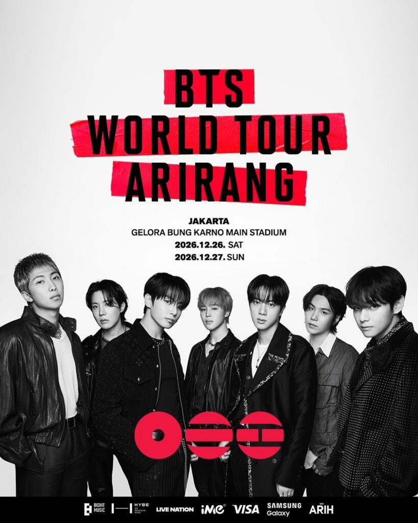iMe Indonesia Gelar Konser BTS di Stadion Utama GBK Desember 2026