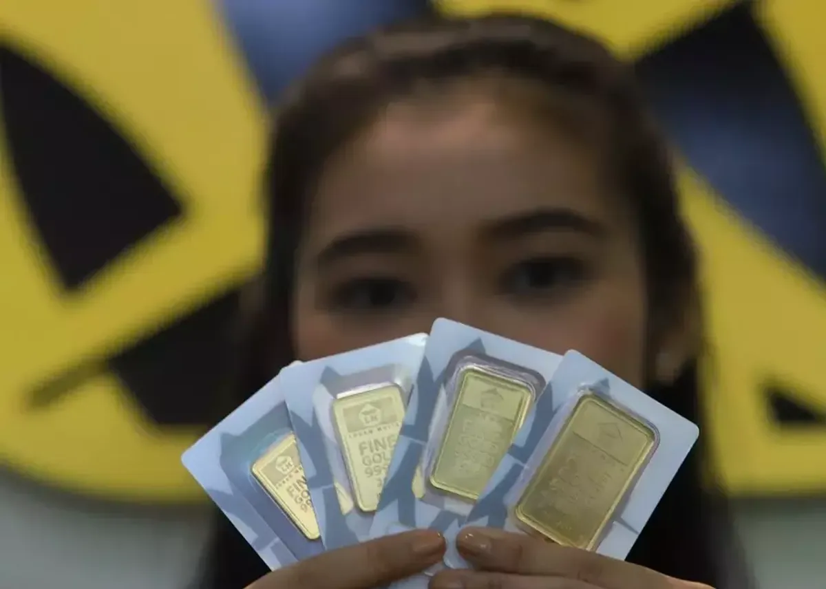 Harga Emas Antam Melesat Rp 25 Ribu Per Gram