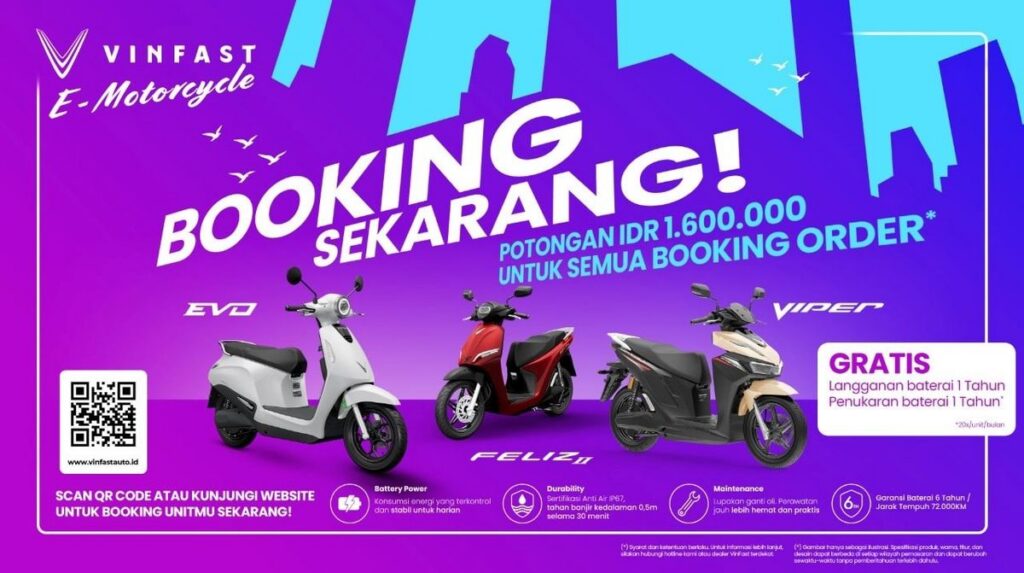 VinFast Luncurkan Tiga Motor Listrik dan Segarkan SUV VF 8