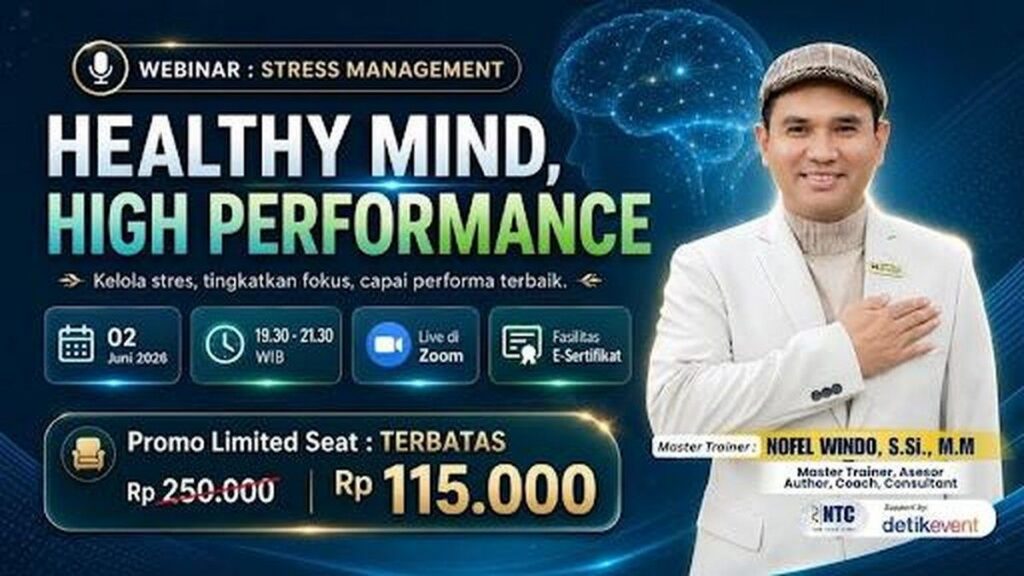 Atasi Kelelahan Kerja Melalui Webinar Healthy Mind High Performance