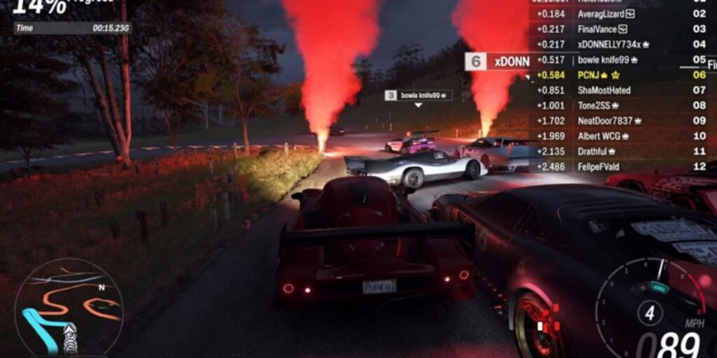 Pemain Forza Horizon 6 Incar AI Drivatar BowieKnife99 untuk Balas Dendam