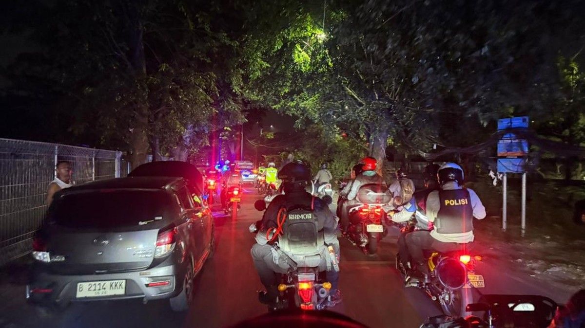 Brimob Polda Metro Jaya Amankan Remaja Balap Liar dan Tawuran