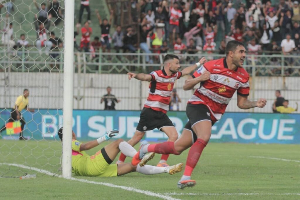 Madura United Bertahan di Super League Usai Tekuk PSM Makassar