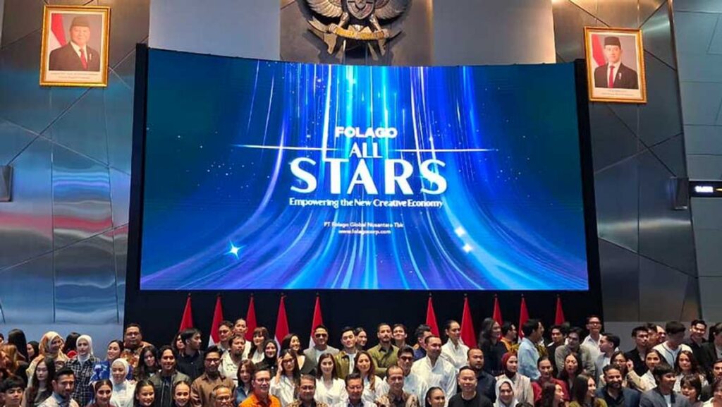 Ratusan Artis Datangi Bursa Efek Indonesia Gandeng Folago Dorong Ekonomi Kreatif