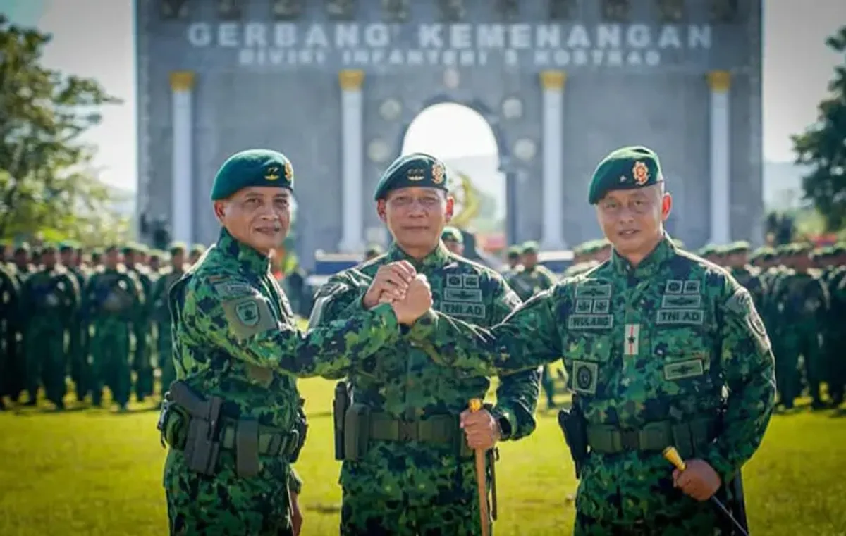 Letjen TNI Mohammad Fadjar Lantik Brigjen TNI Wulang Nur Yudhanto